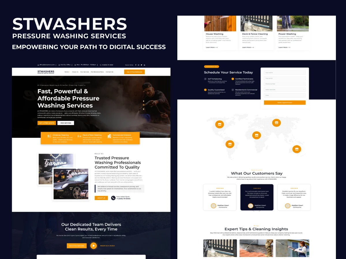 Pressure Washing WordPress Theme