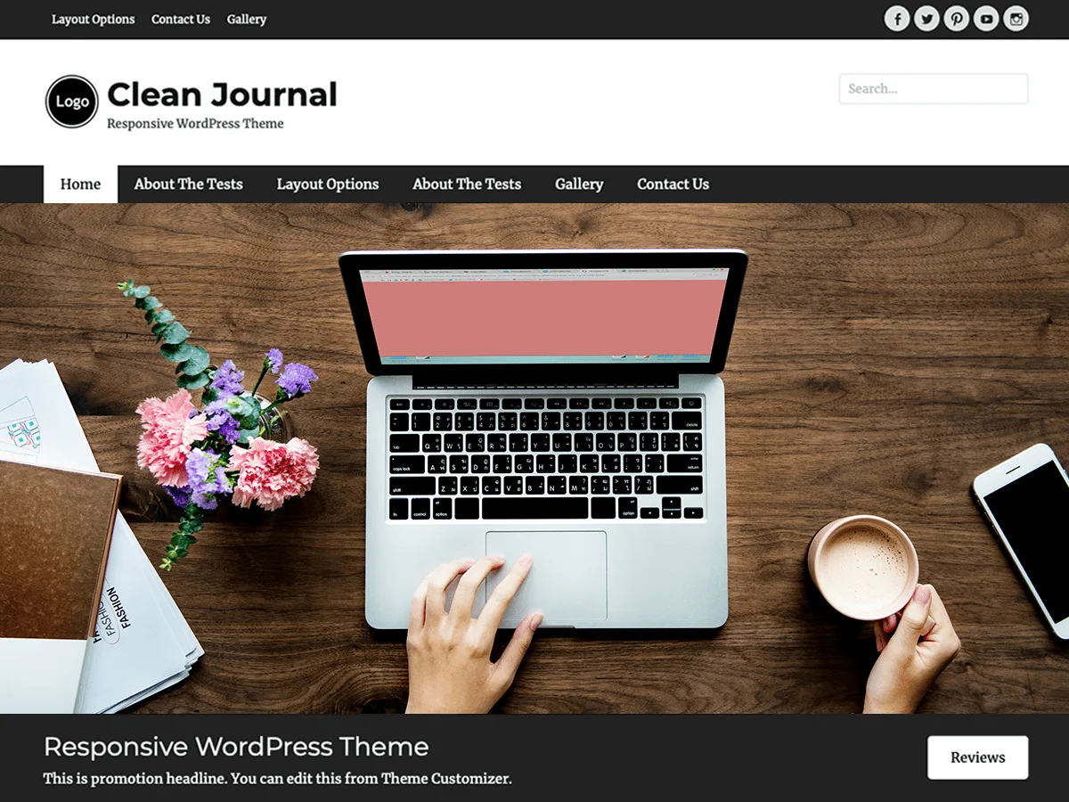 Clean Journal – WordPress theme for scientific journal