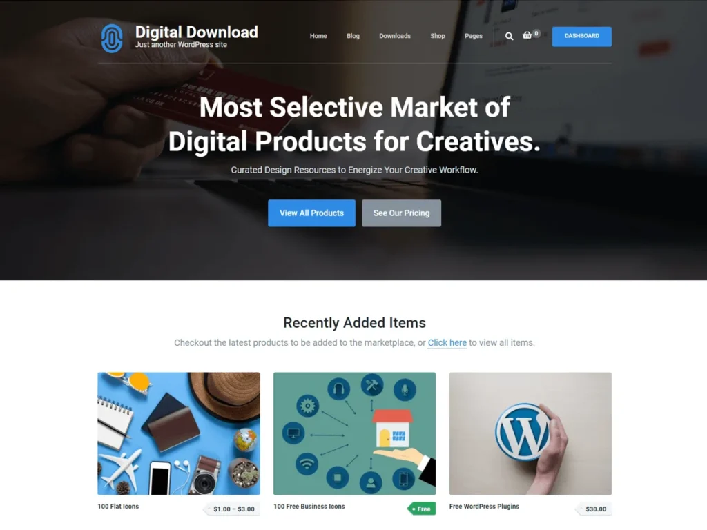 wordpress themes for digital products - 8 Best WordPress Themes for Digital Products (Free & Premium)