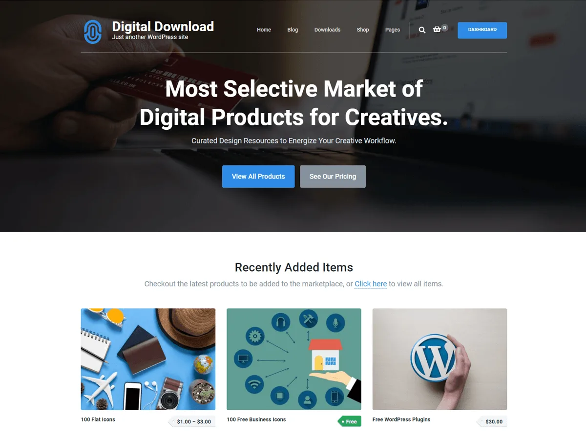 wordpress themes for digital products - 8 Best WordPress Themes for Digital Products (Free & Premium)