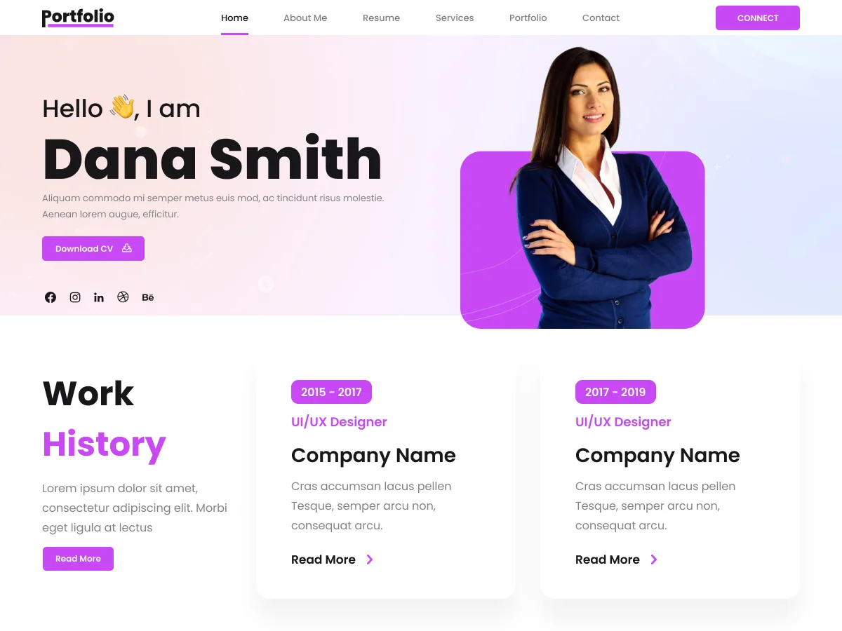 FSE Freelancer Portfolio – WordPress theme for UX portfolio