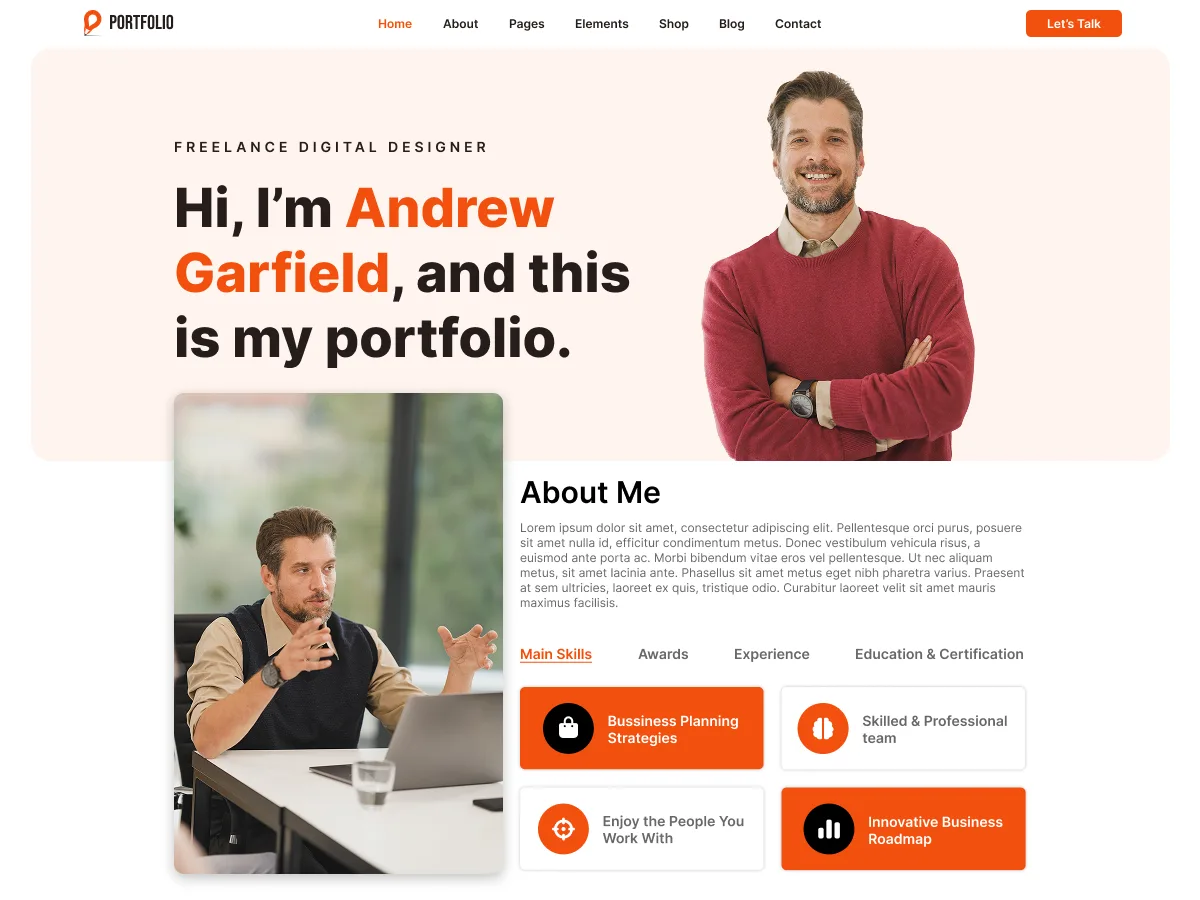 FSE Portfolio – WordPress theme for UX portfolio