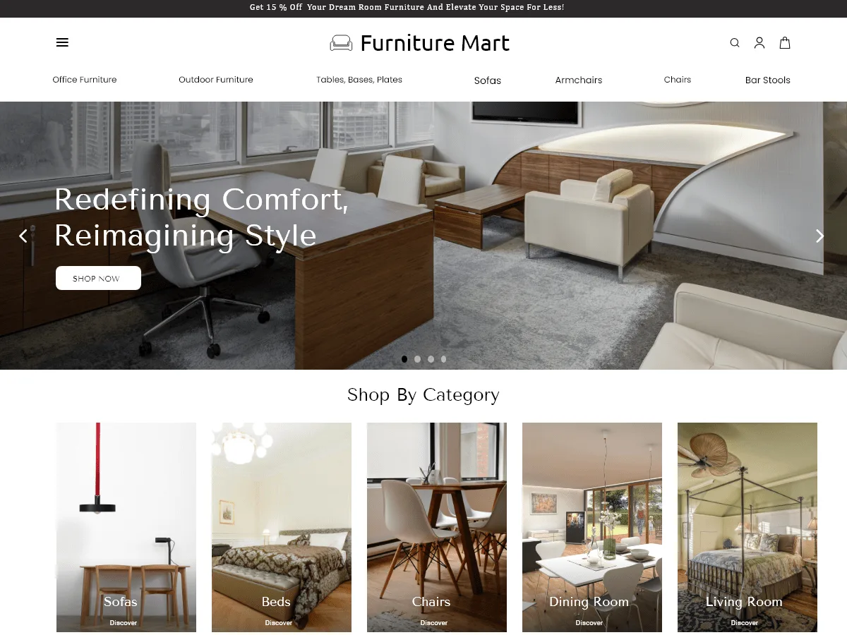 Furniture Mart – WordPress theme for furniture store