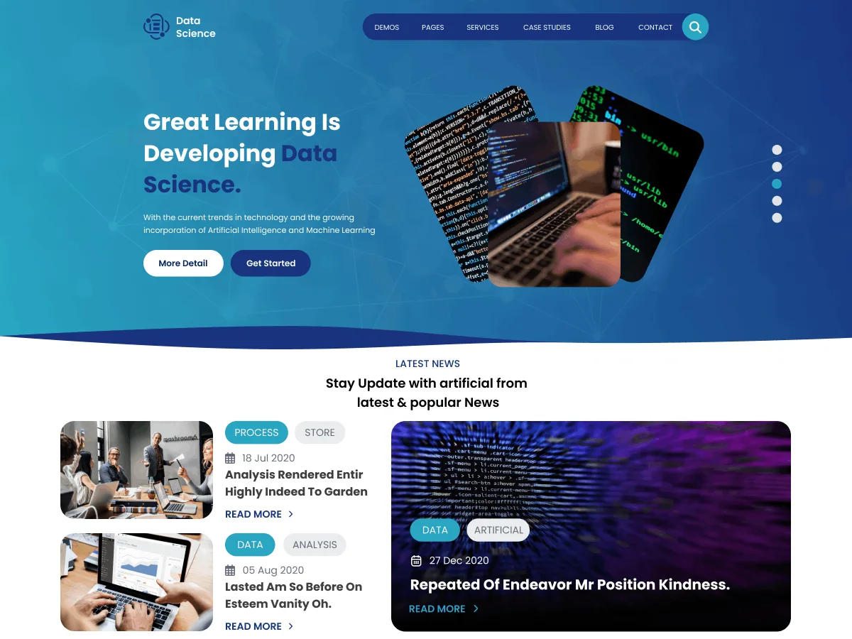 Machine Learning – WordPress theme for scientific journal