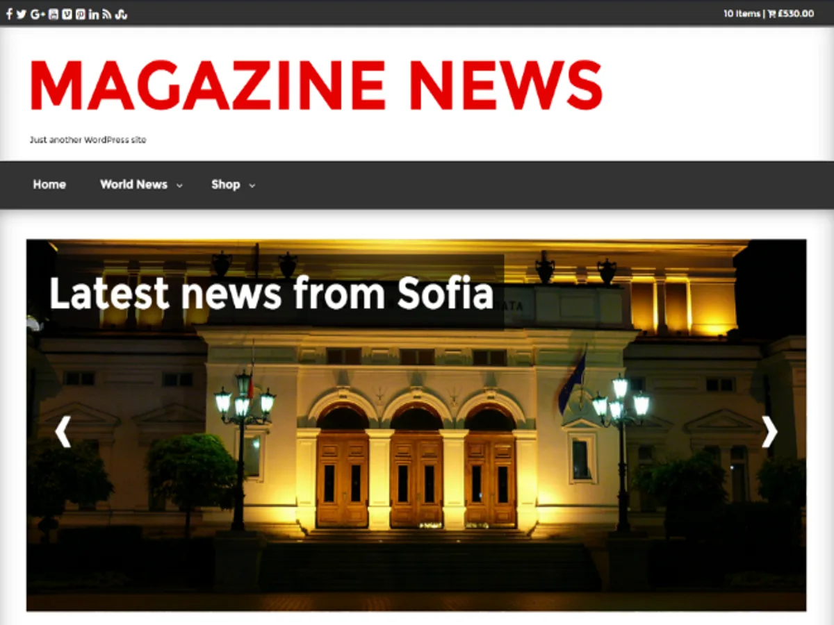 Magazine News – WordPress theme for media company