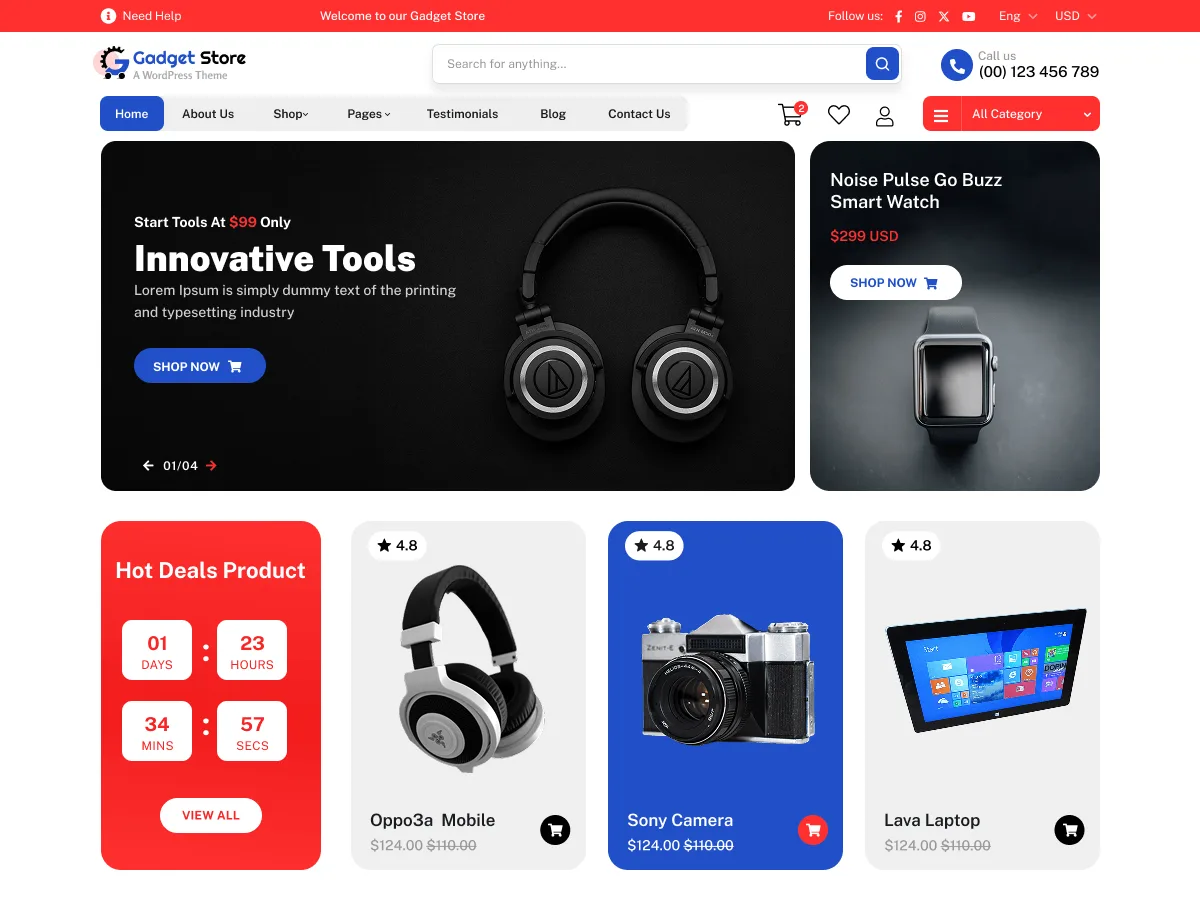 Marketplace Shop – WordPress theme for digital products