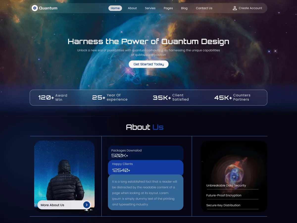 Quantum Computing – WordPress theme for scientific journal