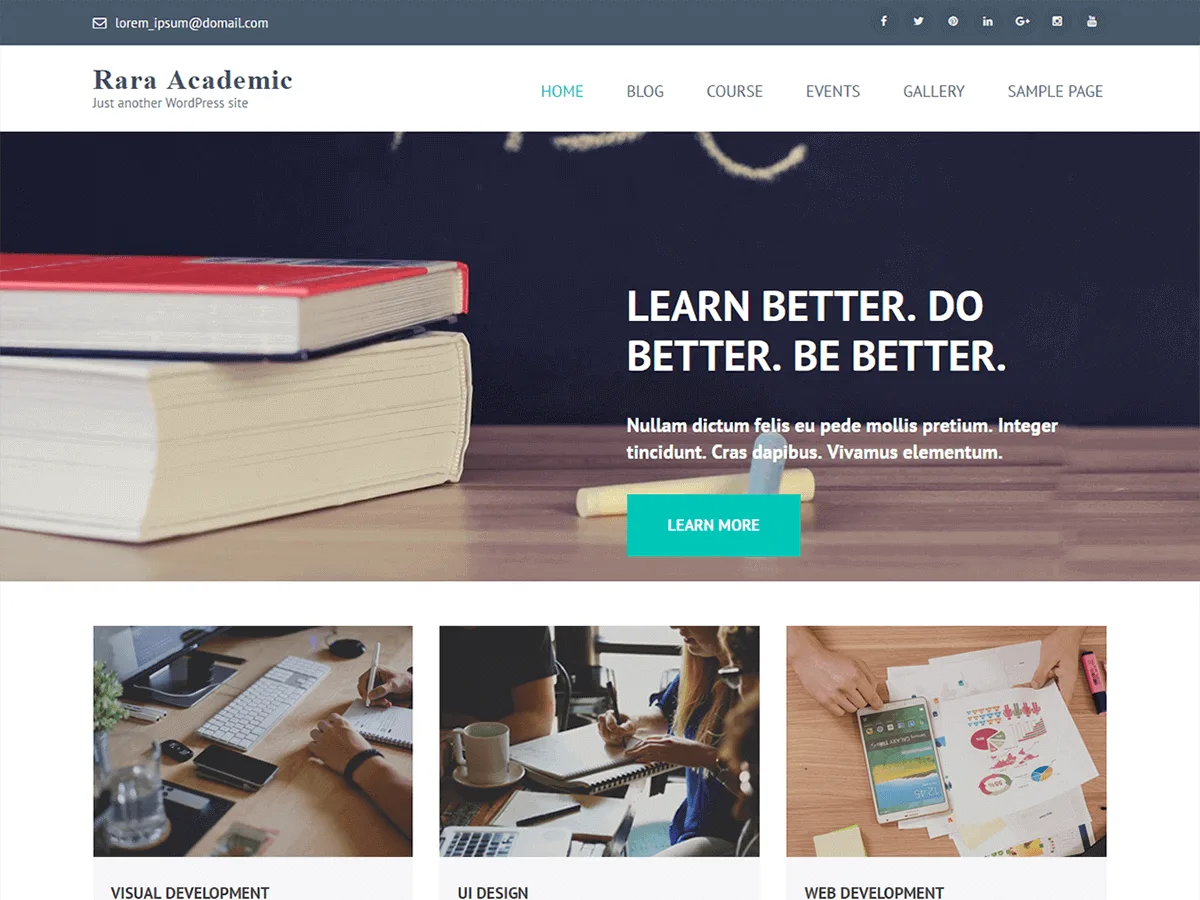 Rara Academic – WordPress theme for scientific journal