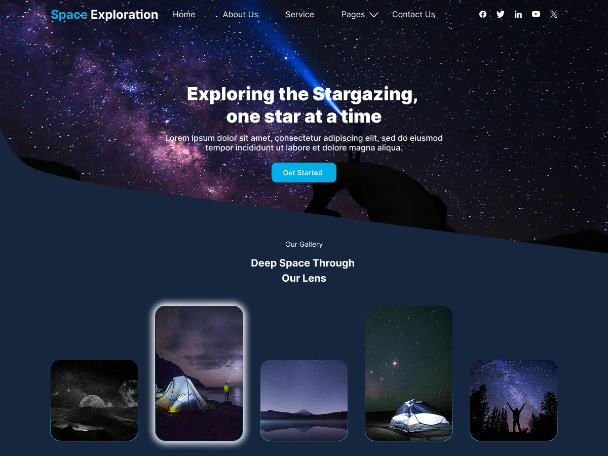 Space Exploration – WordPress theme for scientific journal