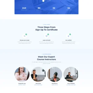 online course WordPress Theme