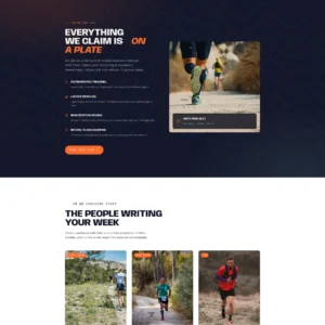Running Club WordPress Theme
