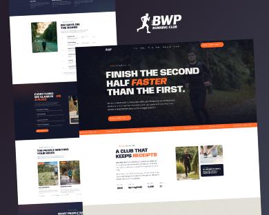 Running Club WordPress Theme