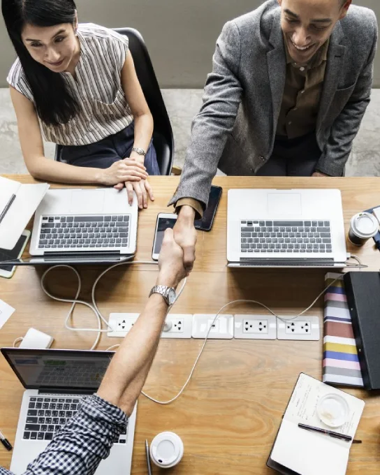 The studio team building a WordPress theme
